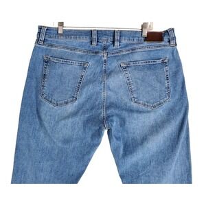 Tecovas Ranchwear Blue Jeans Men 38(37)x34 Standard Straight Stretch Western